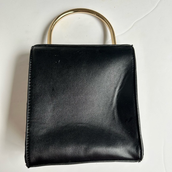 Fancy Faux leather black bag - Picture 3 of 5